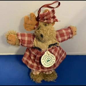 Boyds Bears Plush Ornament Mocha Mooseby